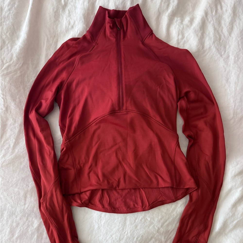 lululemon athletica Red Quarter-Zip top